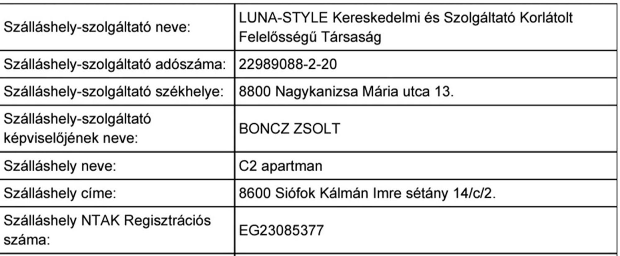 C2 Apartman Siofok Dış mekan fotoğraf